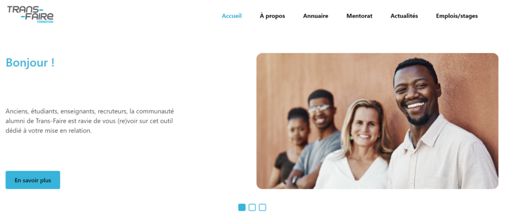 La plateforme de réseau communautaire Trans-Faire est enfin disponible